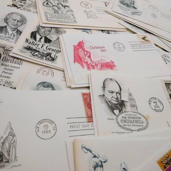 25 First Day of Issue Envelopes, Vintage Envelopes, 1960s Envelopes - Picture 3 of 4